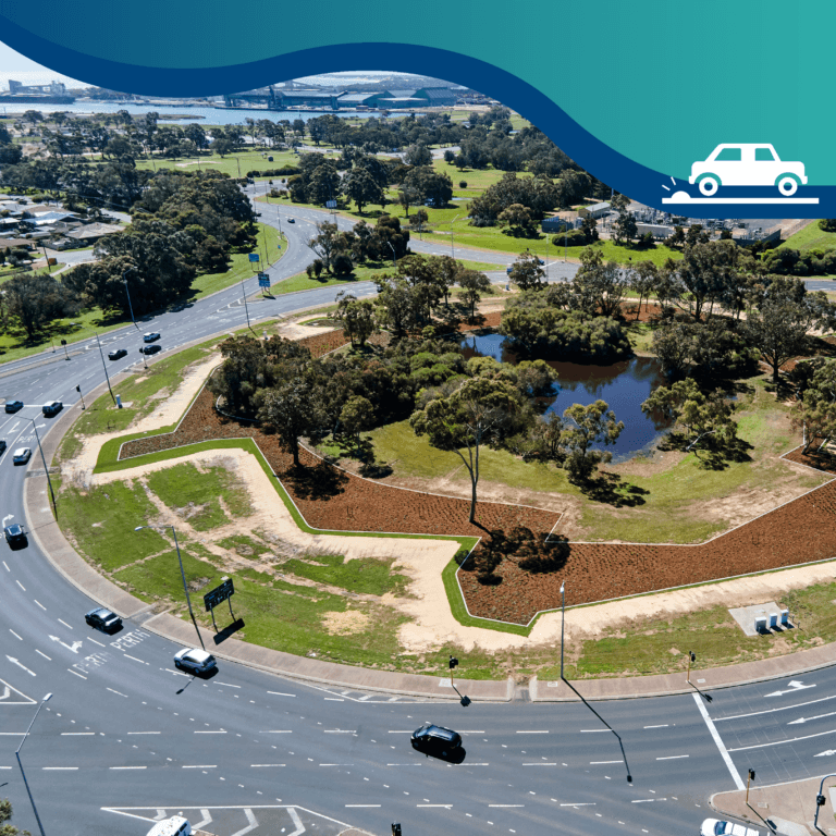 Traffic calming website tile